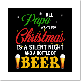 All Papa Wants For Christmas Beer Posters and Art